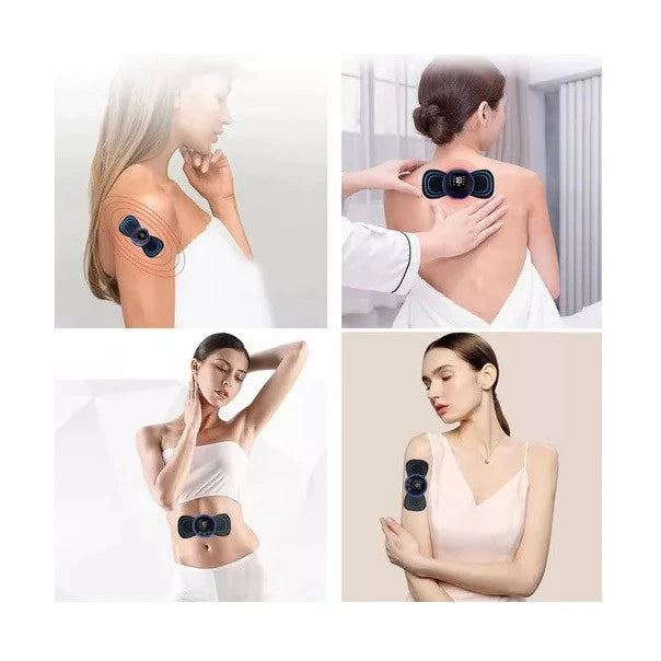 RelaxPro Duo® Mini Parche Masajeador + Pistola de Masaje Compacta